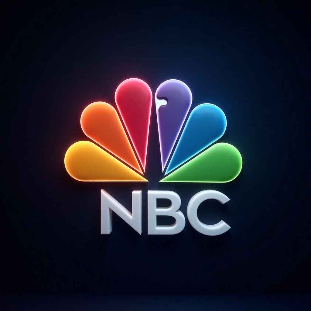 NBC Channel Icon – Colorful Peacock Symbol
